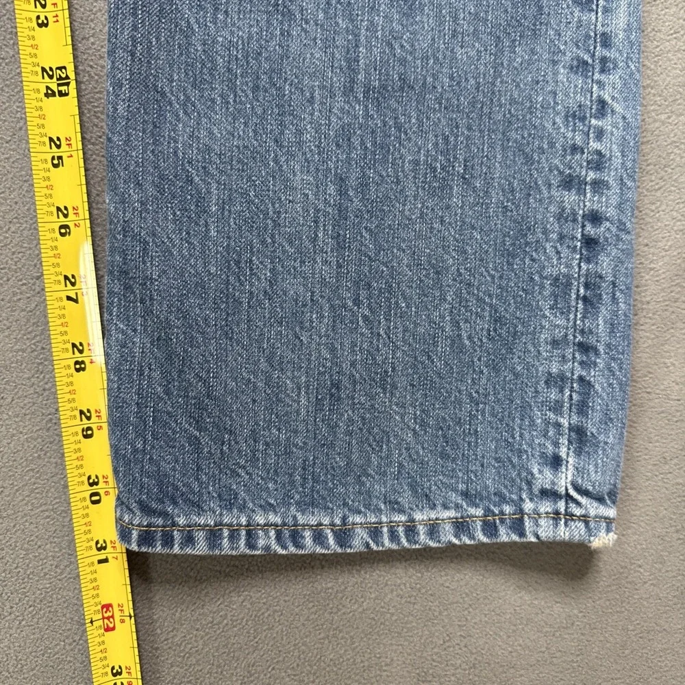 Polo Ralph Lauren Jeans Mens 33x32 Blue Hampton Relaxed Straight‎ Mid Rise Denim